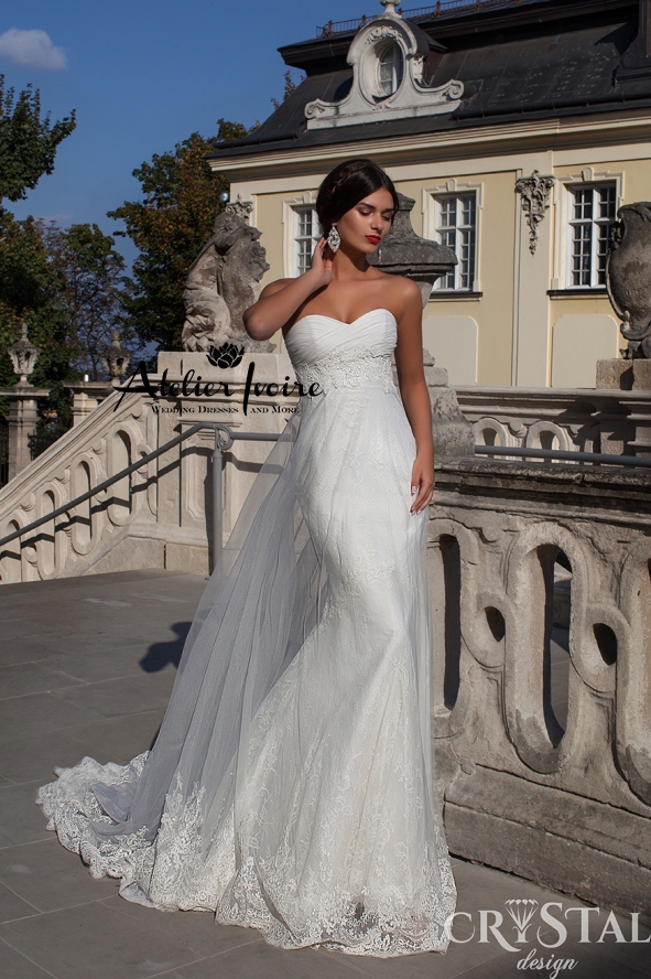 Булчинска рокля Denia от Ателие Ивоар! www.atelierivoire.bg