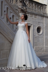 Булчинска рокля Leticia от Ателие Ивоар! www.atelierivoire.bg - Crystal Design for Atelier Ivoire