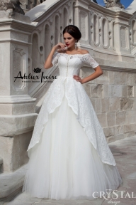 Булчинска рокля Jessika от Ателие Ивоар! www.atelierivoire.bg - Crystal Design for Atelier Ivoire